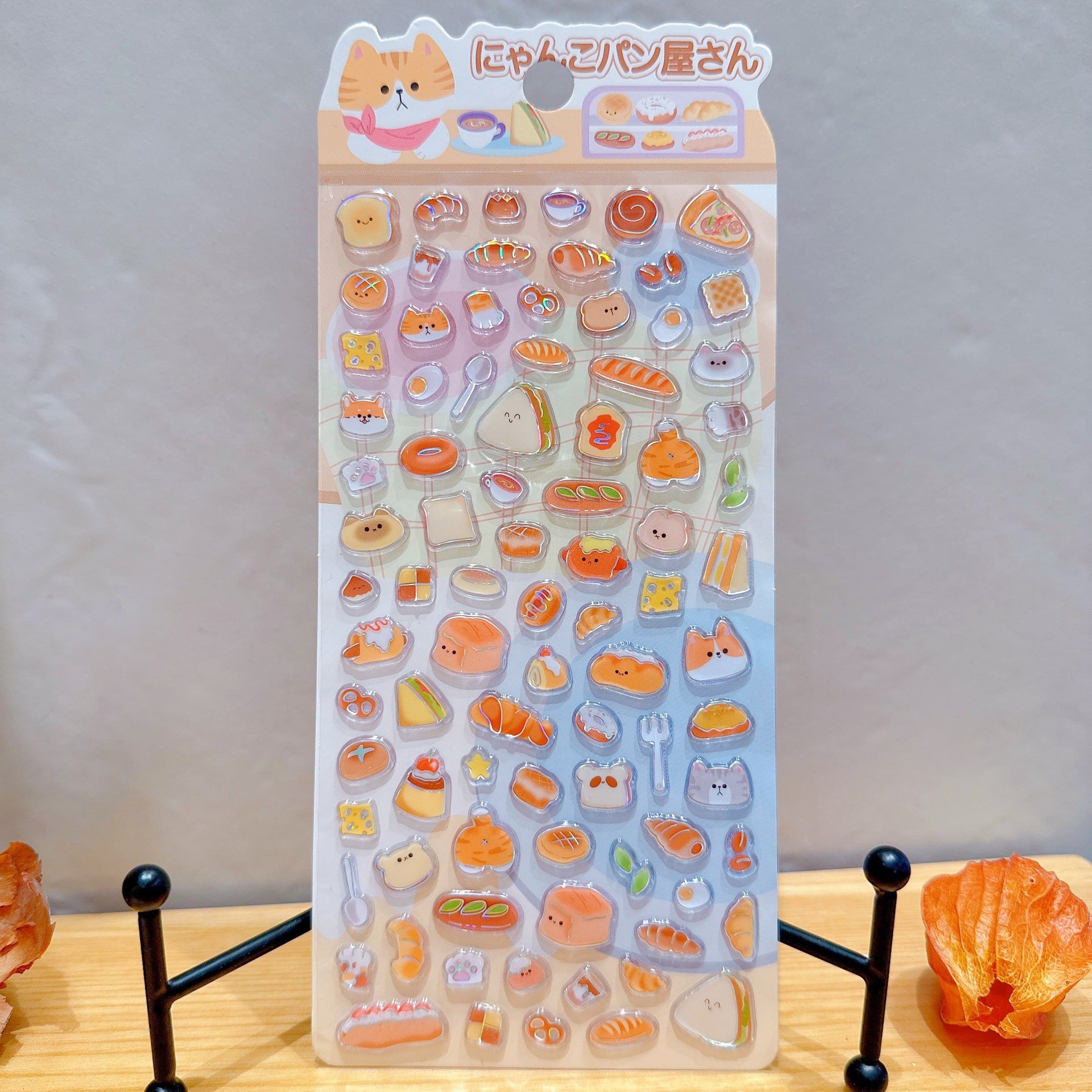 食べ物豚パンダ動物PVCステッカー